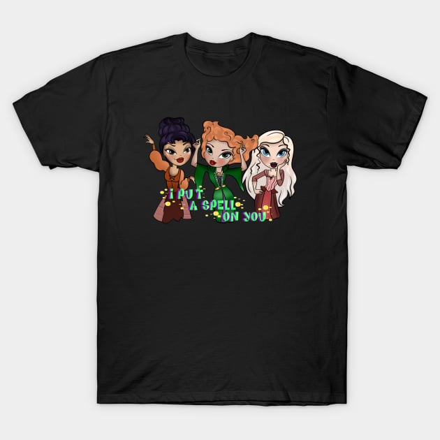 A Bratz Hocus Pocus Halloween T-Shirt by mhjcreates